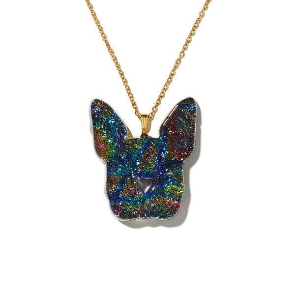 French Bulldog Pendant Necklace (Stainless Steel) | BATPIG Pet Supply