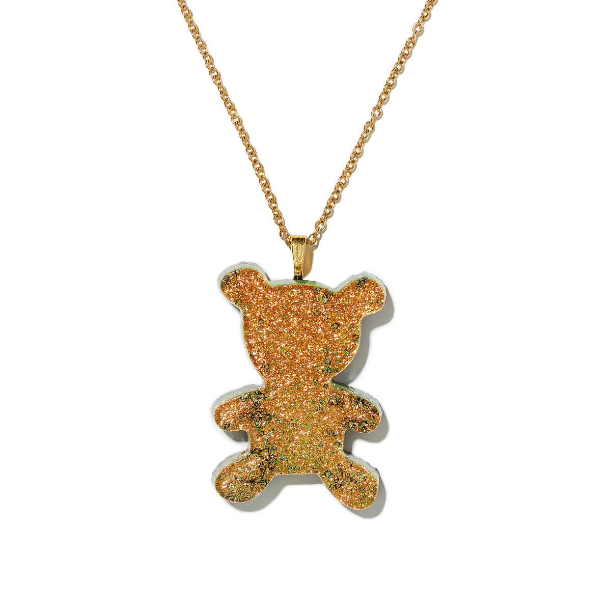 Kesslers 'MAMA' Bear Necklace in 14K Yellow Gold KGPEN324625 - Kesslers  Diamonds
